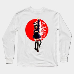 Neko no on'nanoko Long Sleeve T-Shirt